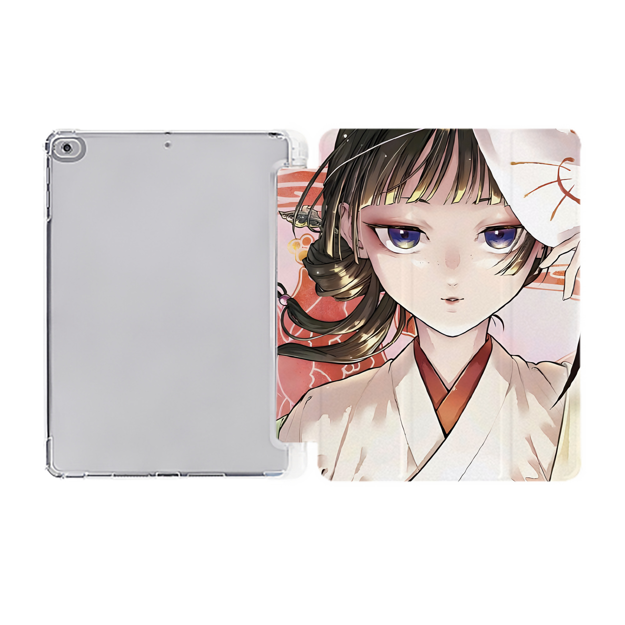 （画像用） 薬屋のひとりごと The Apothecary Diaries IPad ケース ペン収納付き 三つ折りスタンド PUレザー×シリコン 対応機種9.5/10.5/10.9インチ